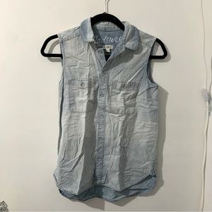 MADEWELL WASHED DENIM TOP